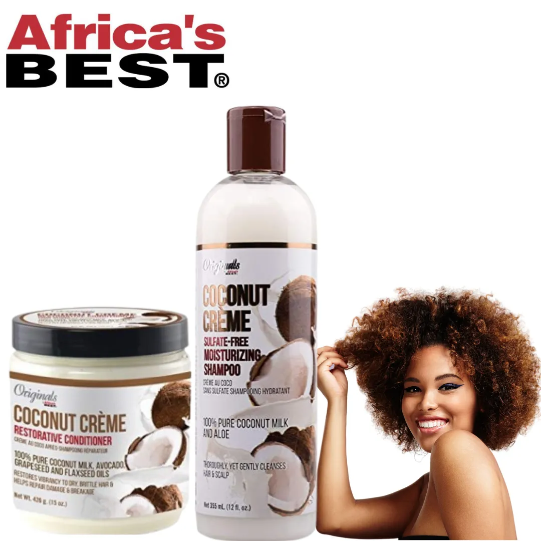 Africa's Best Shampoing et Apres Shampooing Reparateur