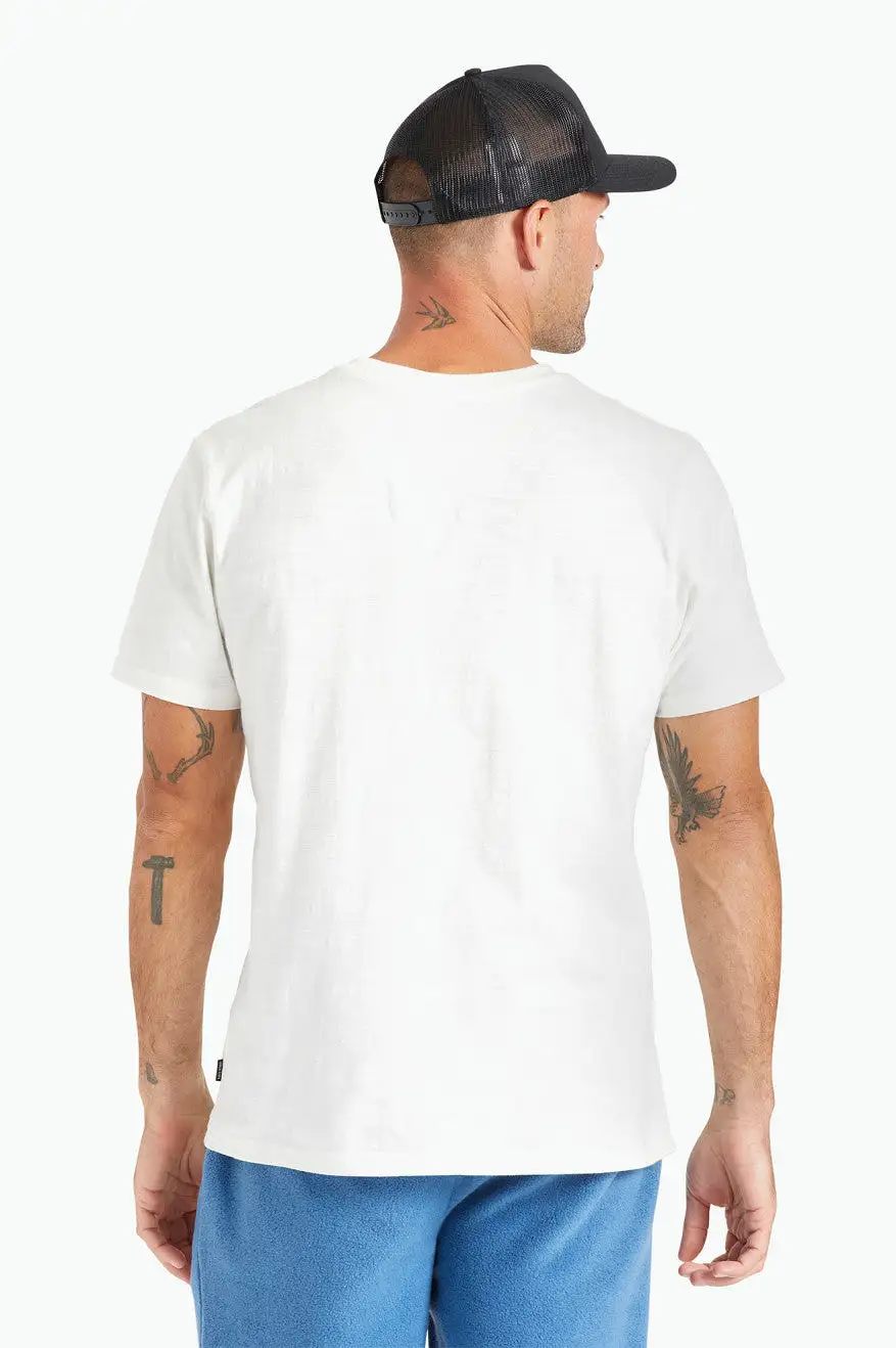 Basic Slub S/S Pocket Tee - Off White