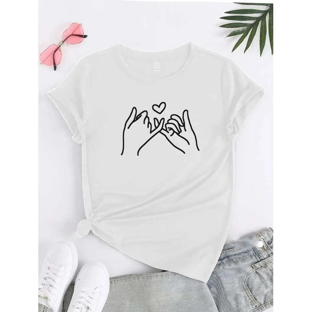 Best Friends Printed T-Shirt