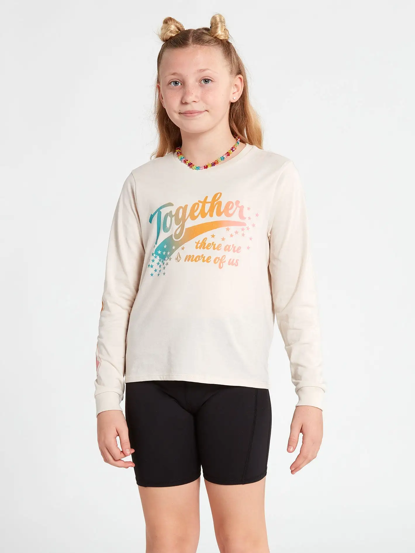 Big Girls made From Stoke Long Sleeve Tee - Bone