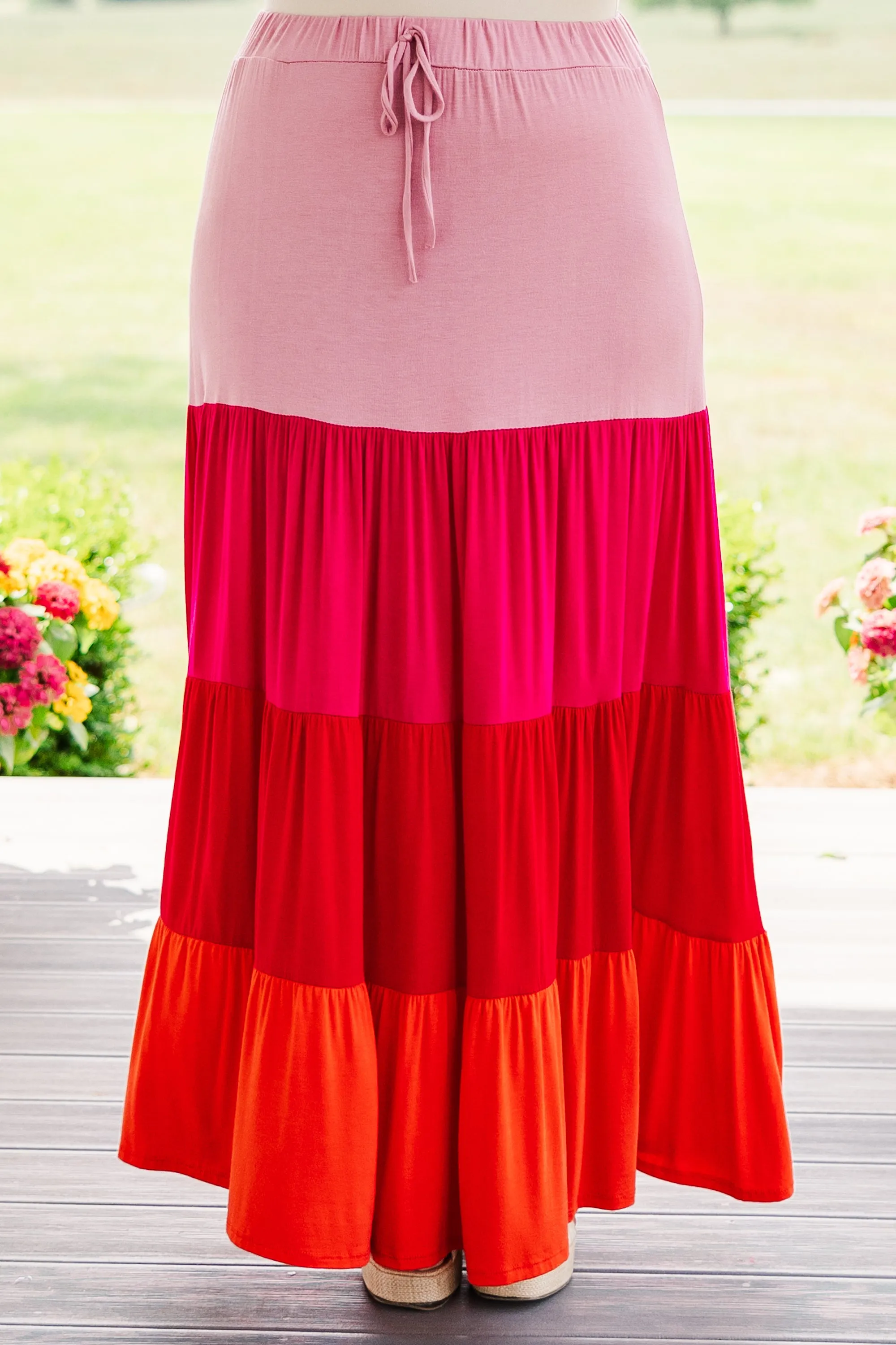 Blossom Boulevard Skirt, Pink