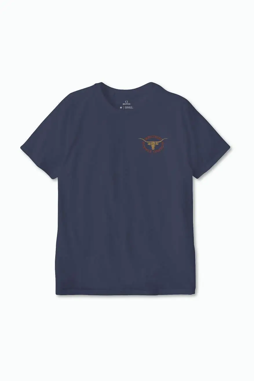 Boswell S/S Standard Tee - Washed Navy Worn Wash