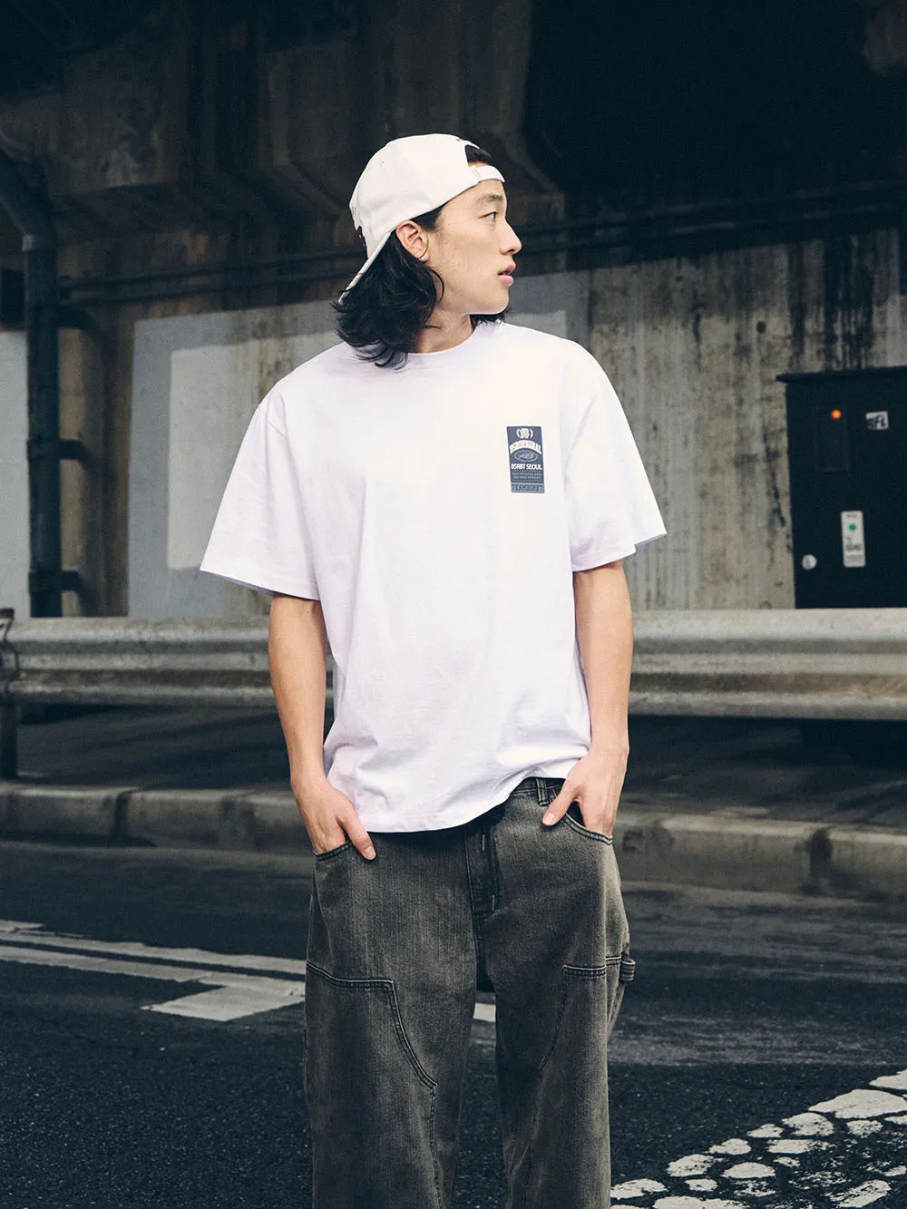 BSRABBIT  |Street Style U-Neck Cotton Short Sleeves T-Shirts