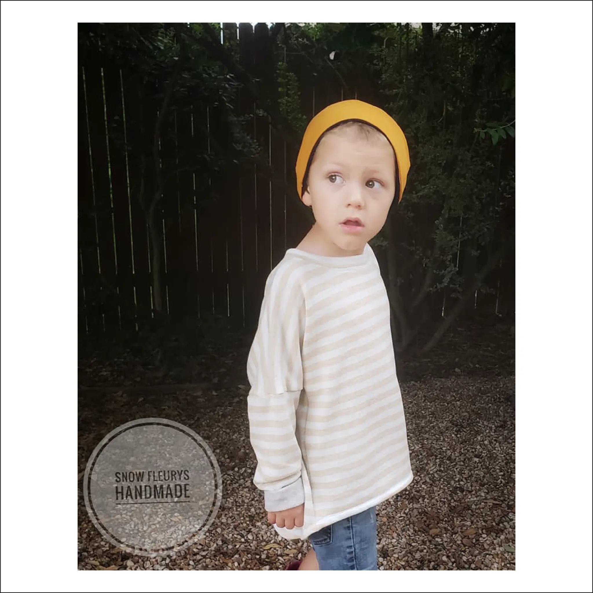 Bulldog Color-block Dolman | Child Size 2T-14 | Beginner Level Sewing Pattern