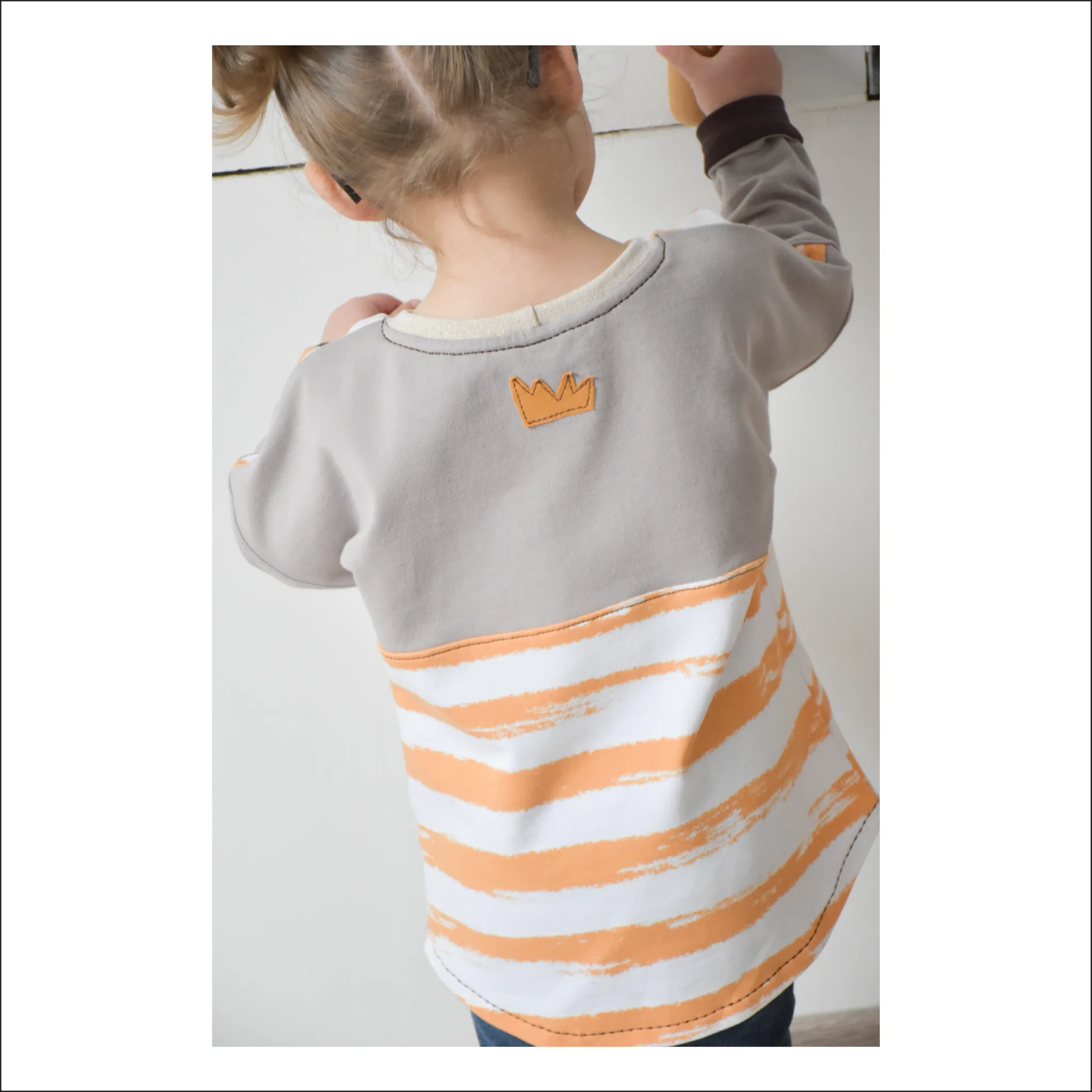 Bulldog Color-block Dolman | Child Size 2T-14 | Beginner Level Sewing Pattern