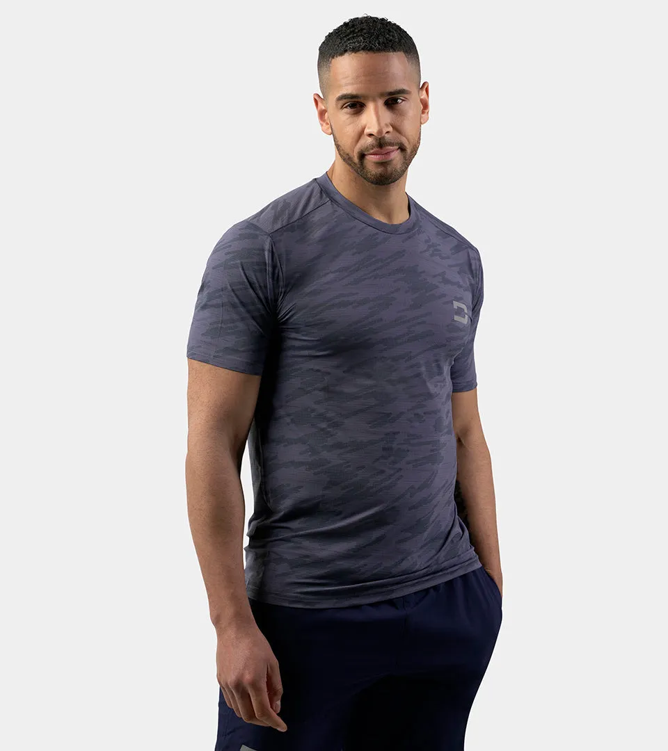 CAMO SPORTS TEE - NAVY