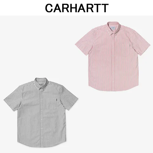 Carhartt  |Unisex Street Style Short Sleeves Logo Shirts