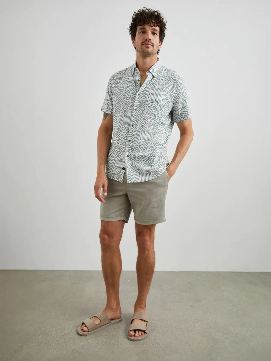 Carson Shirt - Bambu Block Kalamata