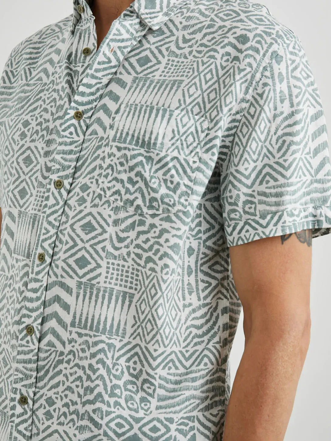 Carson Shirt - Bambu Block Kalamata