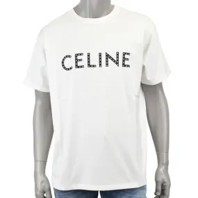 CELINE  |Crew Neck Cotton Short Sleeves Logo Luxury