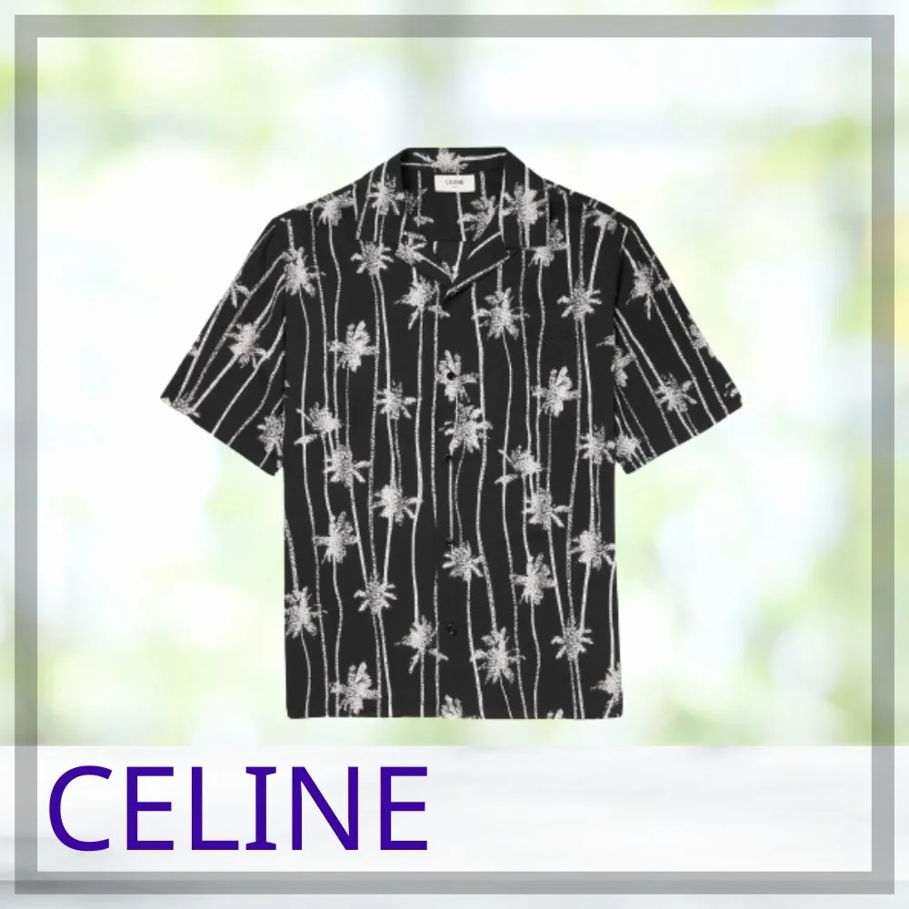 CELINE  |Short Sleeves Luxury Shirts