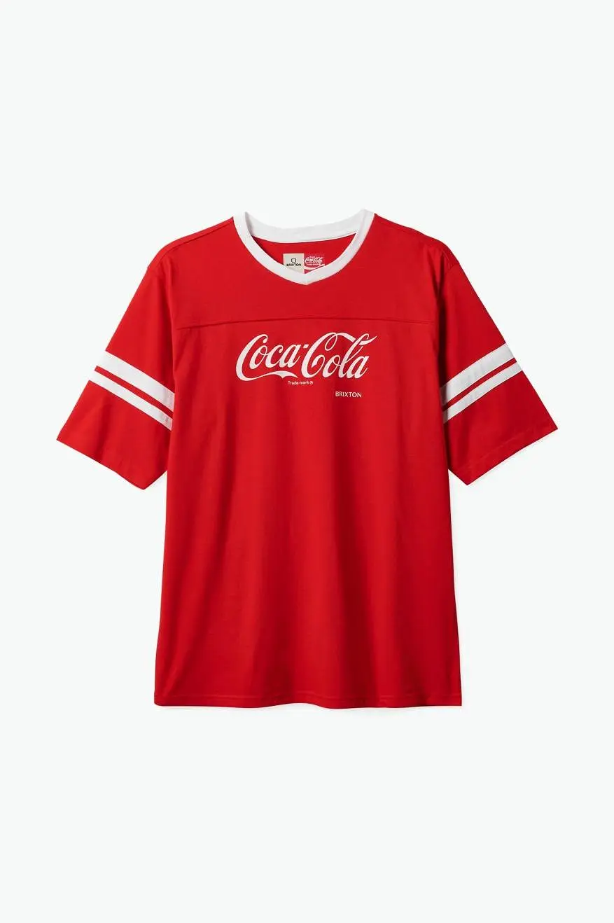 Coca-Cola Classic Football Tee - Coke Red