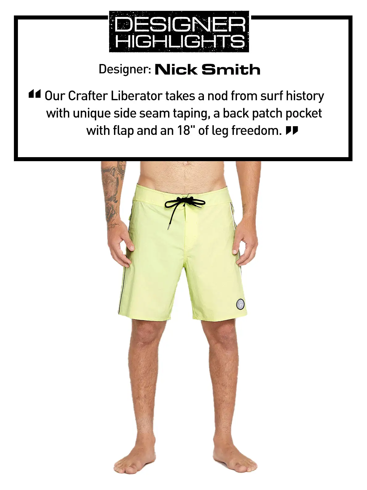 Crafter Liberators Trunks - Shadow Lime