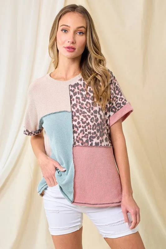 Crazy Cool Colorblock Top