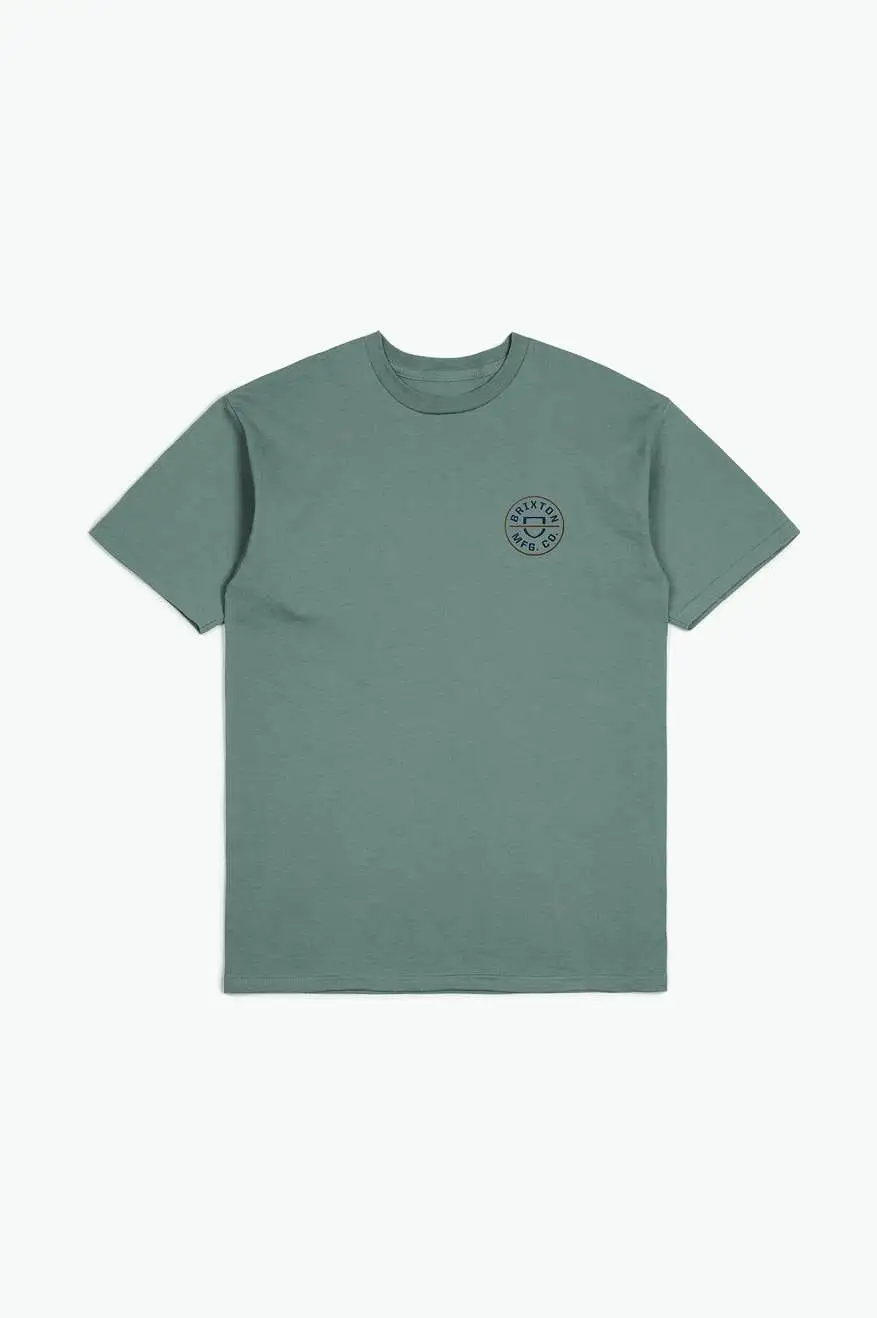 Crest II S/S Standard Tee - Chinois Green/Washed Navy/Sepia