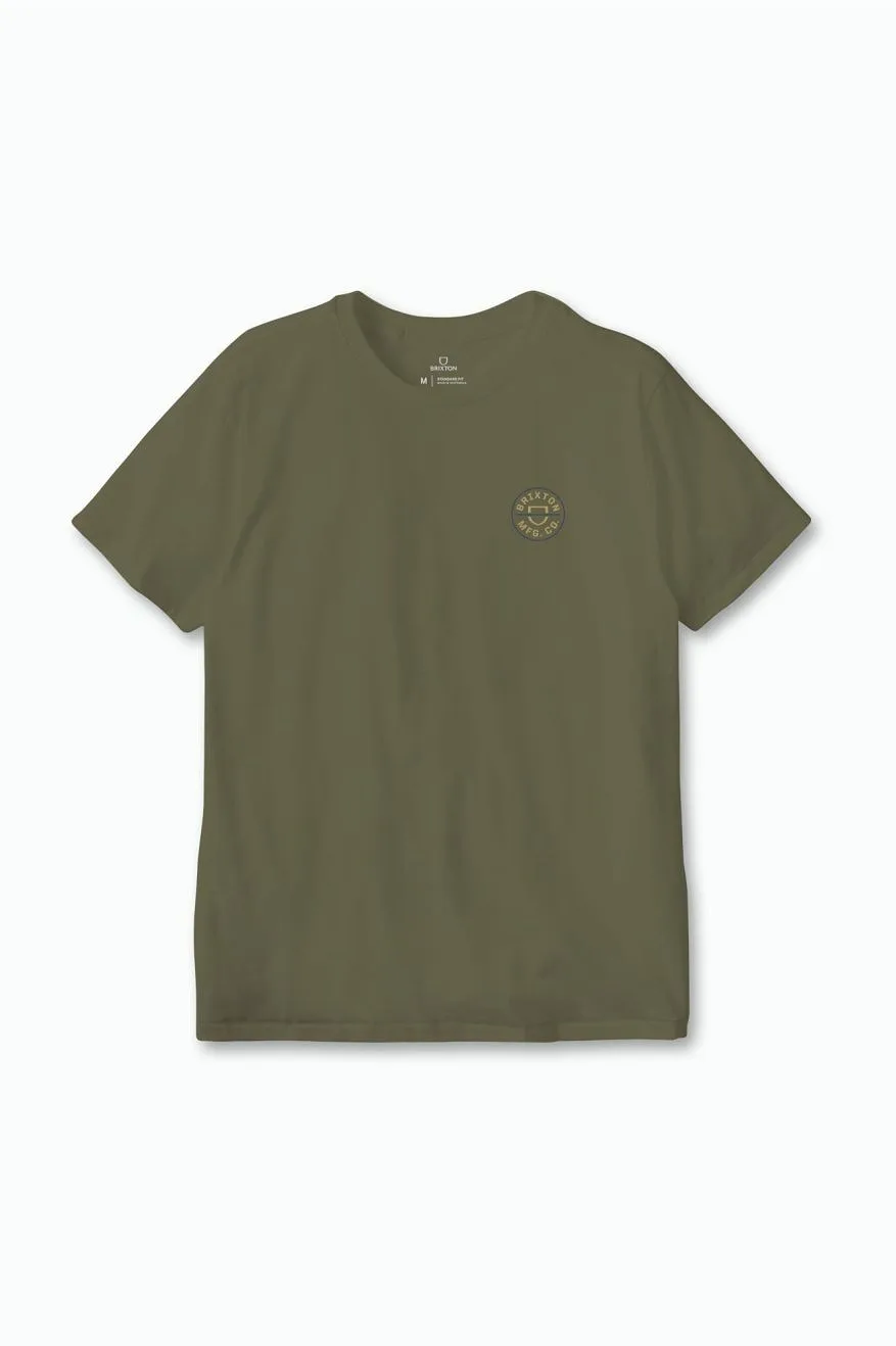 Crest II S/S Standard Tee - Olive Surplus/Antelope/Washed Navy