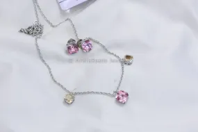 Dainty Austrian Swarovski Crystal Necklace Set