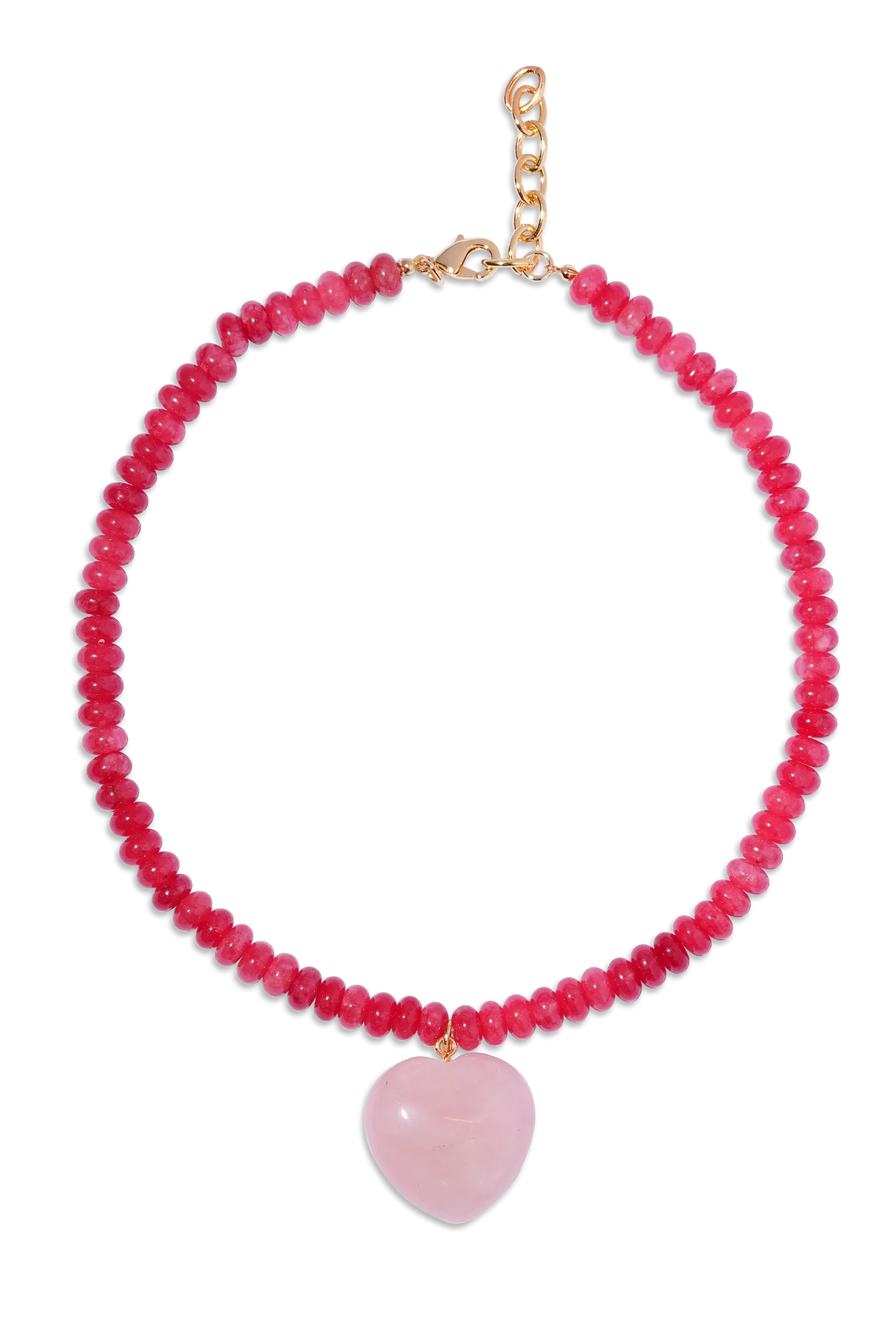 Dua Crystal Necklace Pink