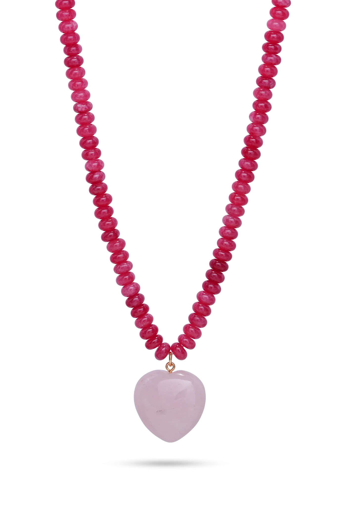 Dua Crystal Necklace Pink