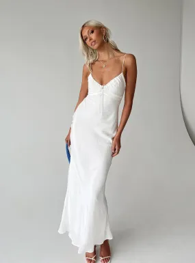 Emily Maxi Dress White Tall