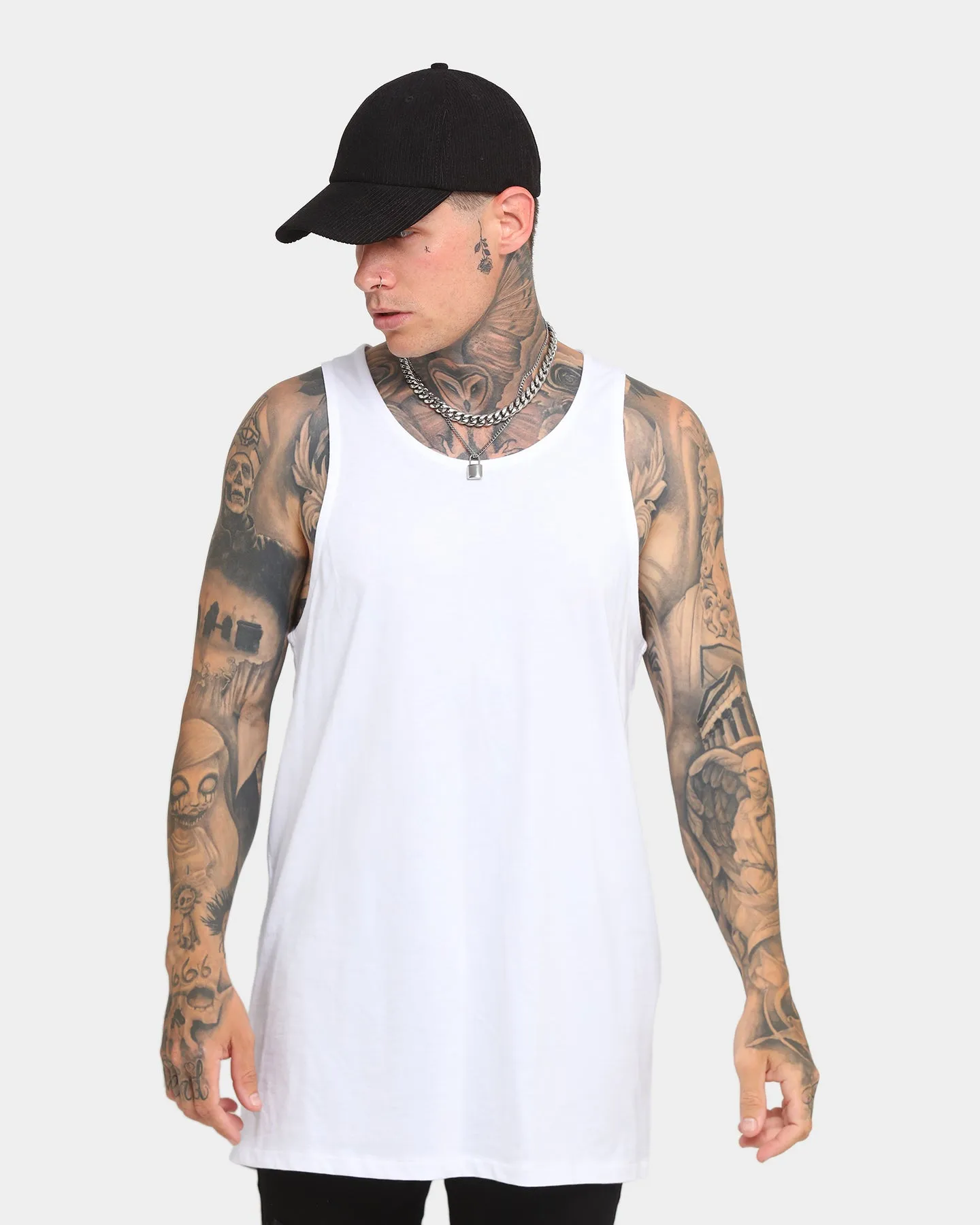 EN ES Service Tall Singlet White