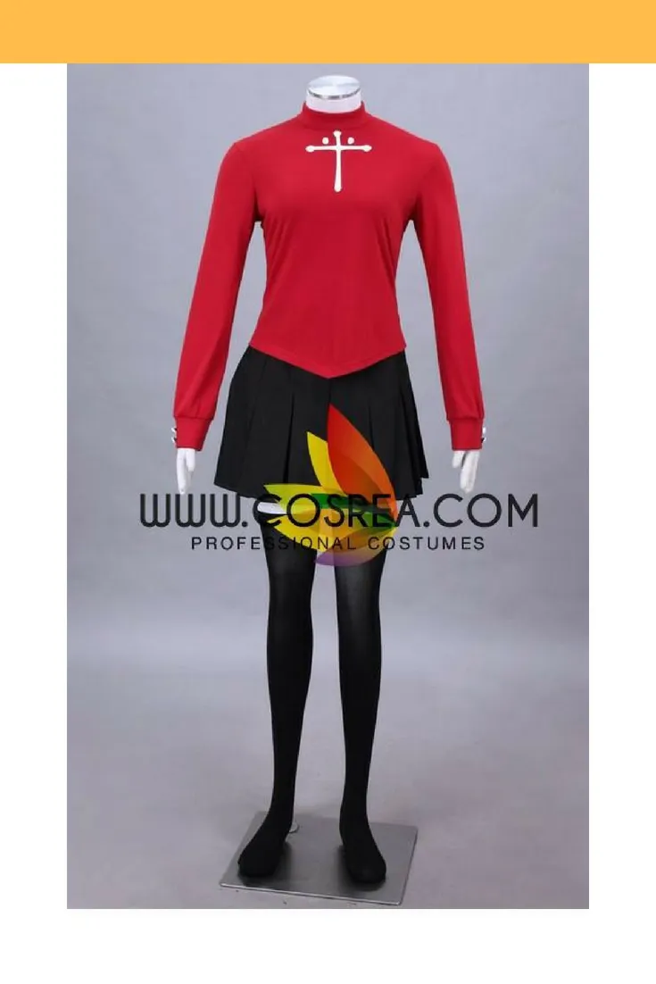 Fate Rin Tohsaka Casual Cosplay Costume