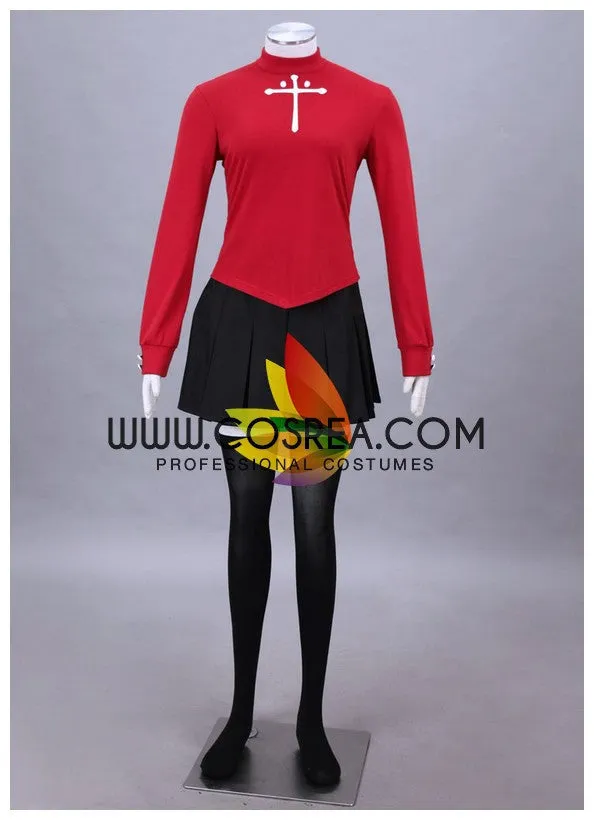 Fate Rin Tohsaka Casual Cosplay Costume