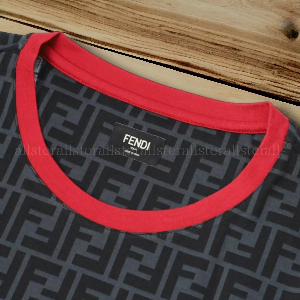 FENDI  |Crew Neck Monogram Unisex Cotton Short Sleeves Logo Luxury