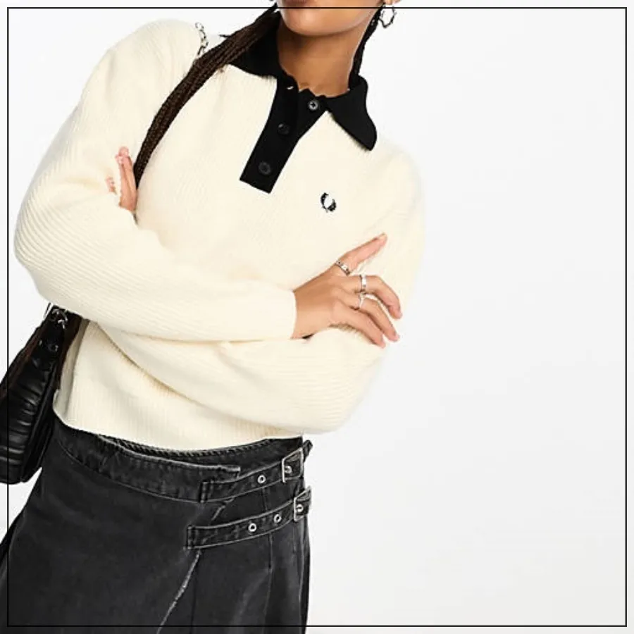 FRED PERRY  |Casual Style Street Style Long Sleeves Plain Logo