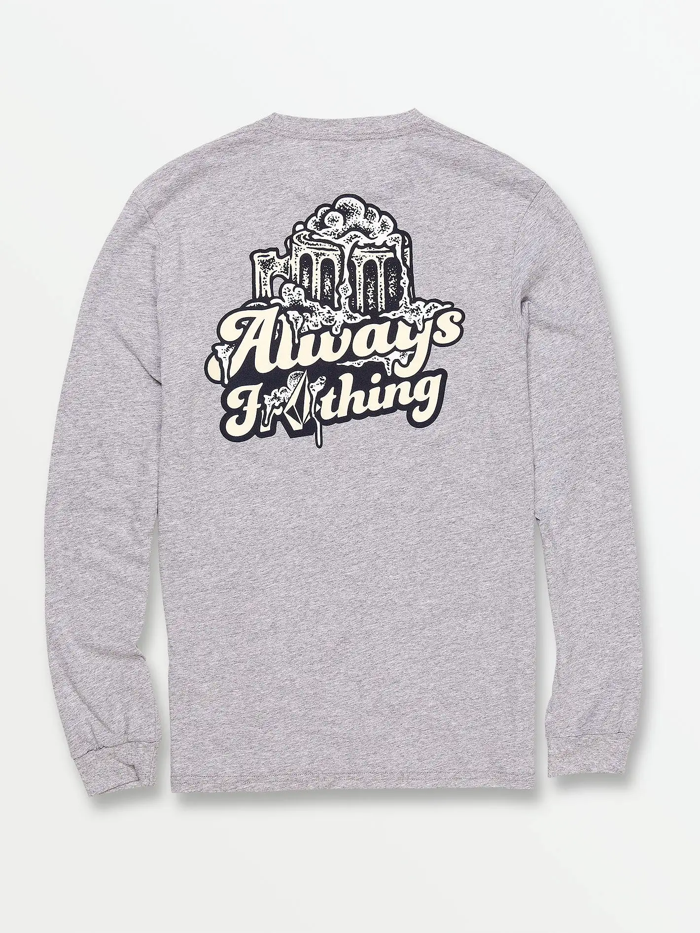 Frothy Days Long Sleeve Tee - Black