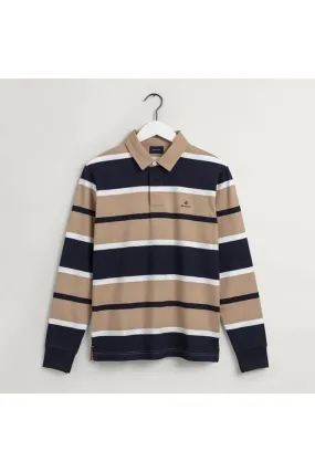 Gant 341633 Mens D1 Repeat Stripe Heavy Rugger Top