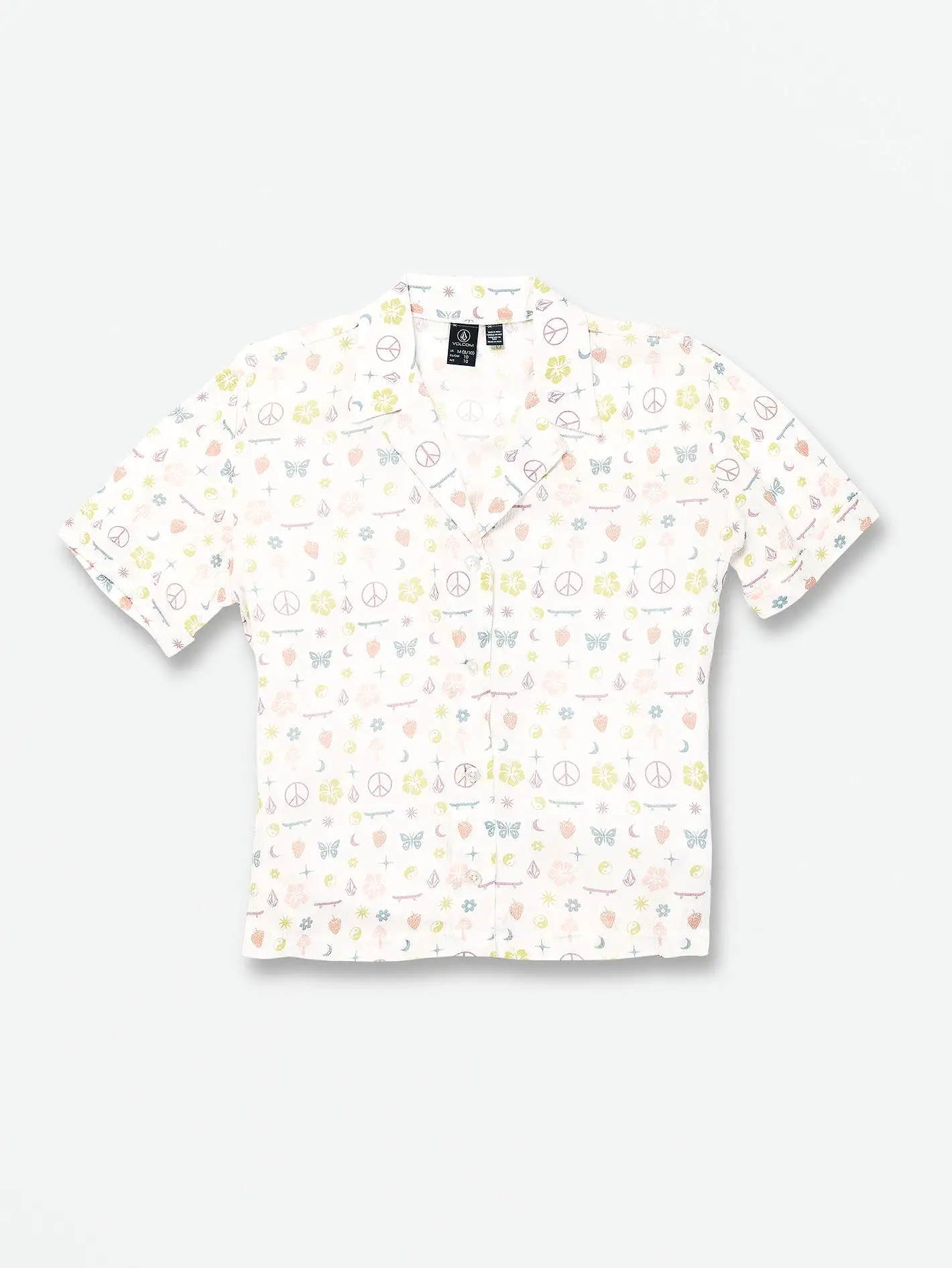 Girls Stickerbook Top - Star White