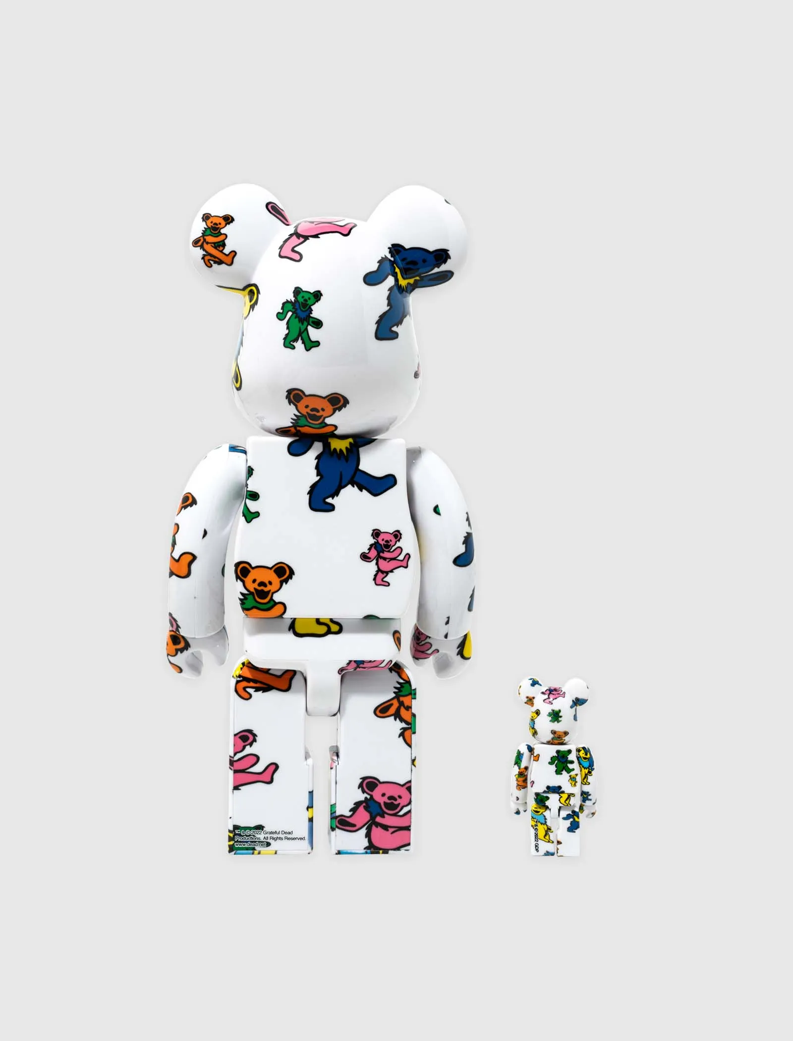 GRATEFUL DEAD DANCING BEAR 100% + 400% BE@RBRICK SET