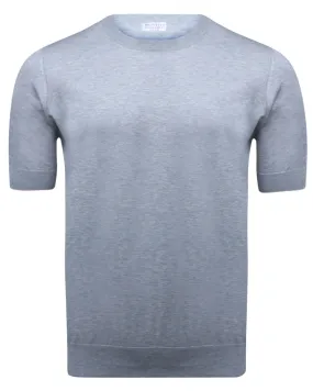 Grigio Knit Crew Short Sleeve