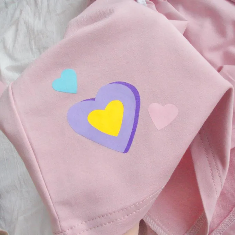 HARAJUKU LOVE SOFTGIRL SPORTS SHORTS BY62015