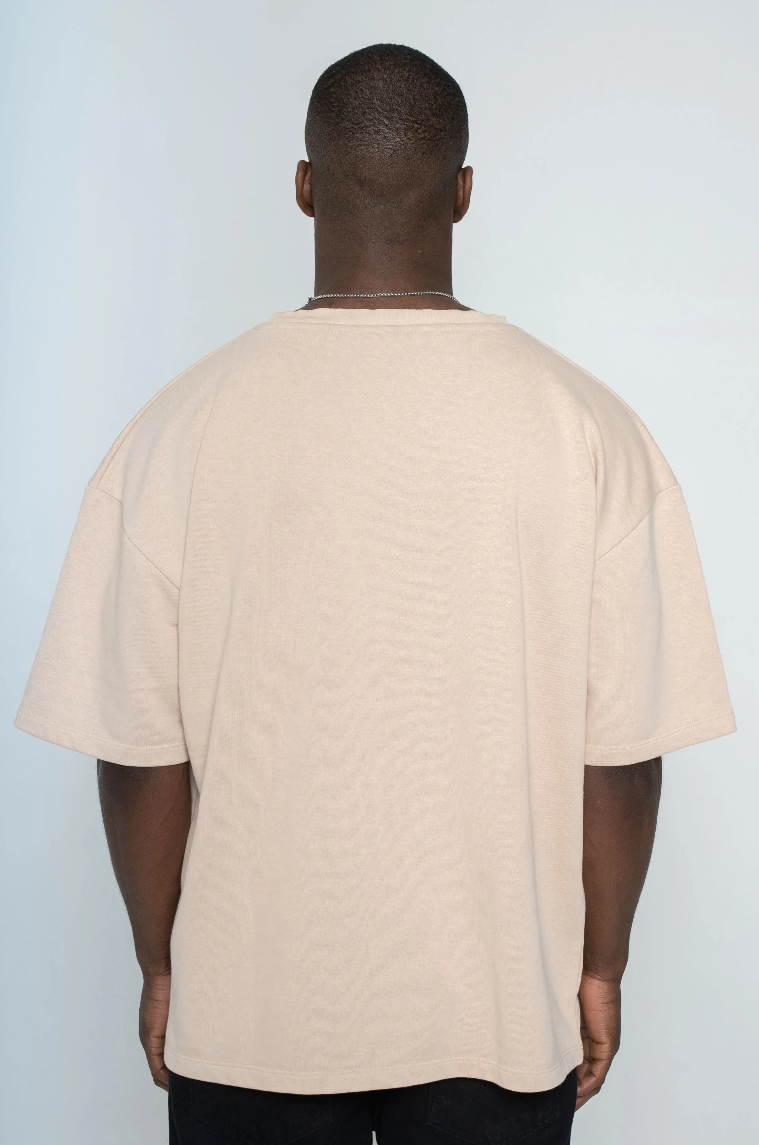 HEAVY BEIGE FEARLESS TEE