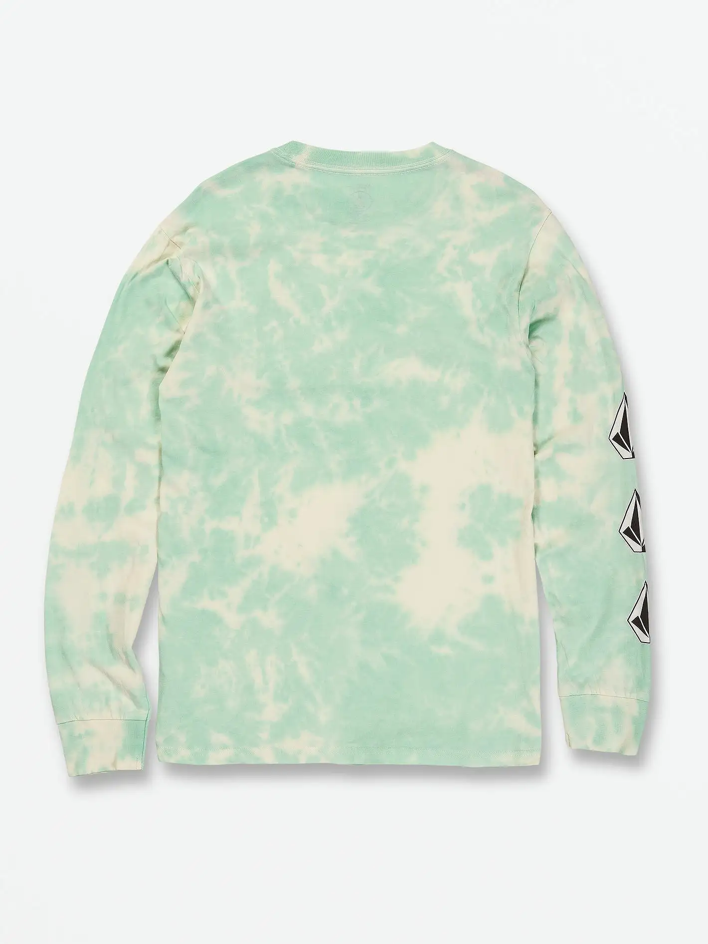 Iconic Stone Dye Long Sleeve Tee - Ice