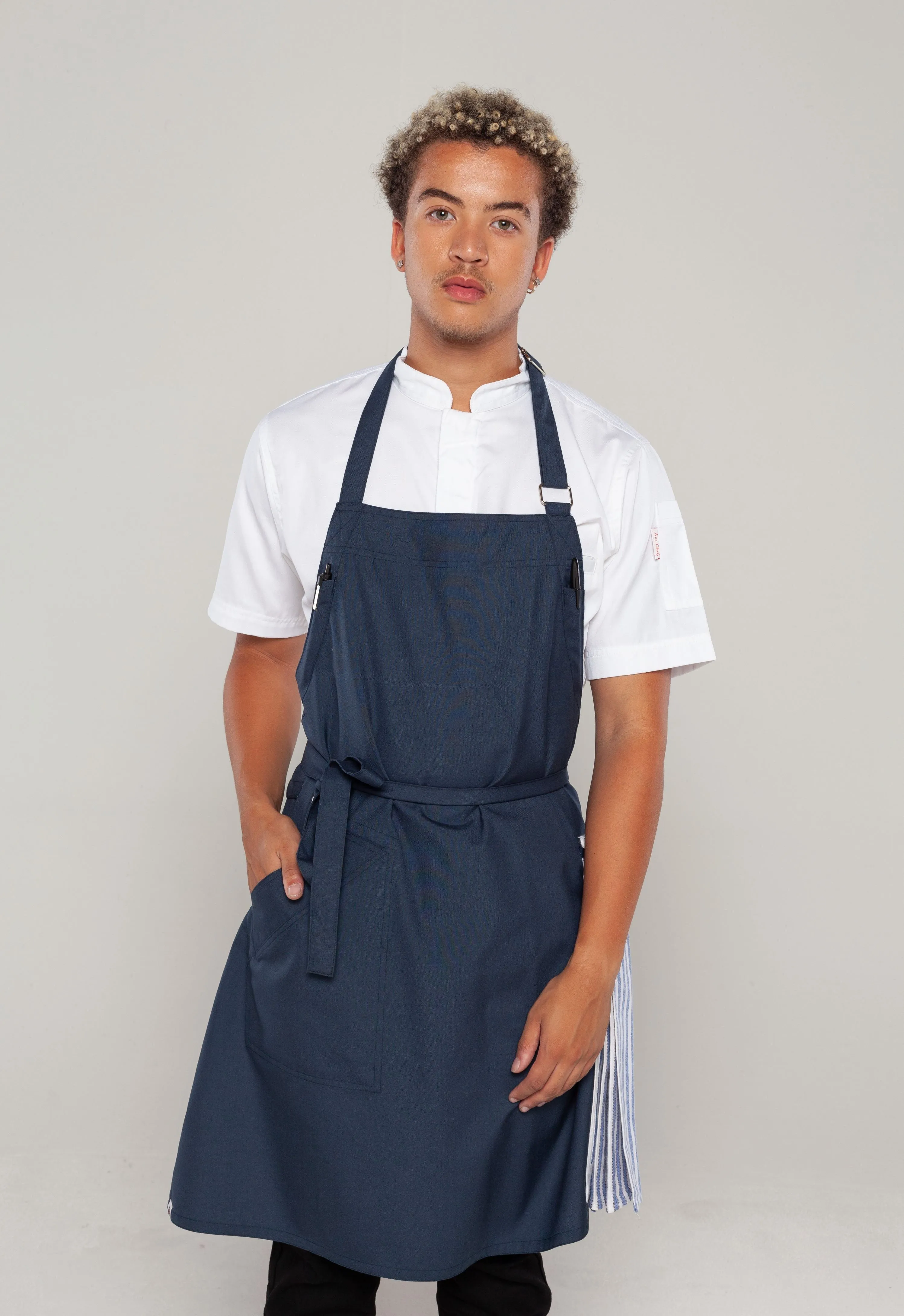 Josh Bluish Grey bib Small size Apron