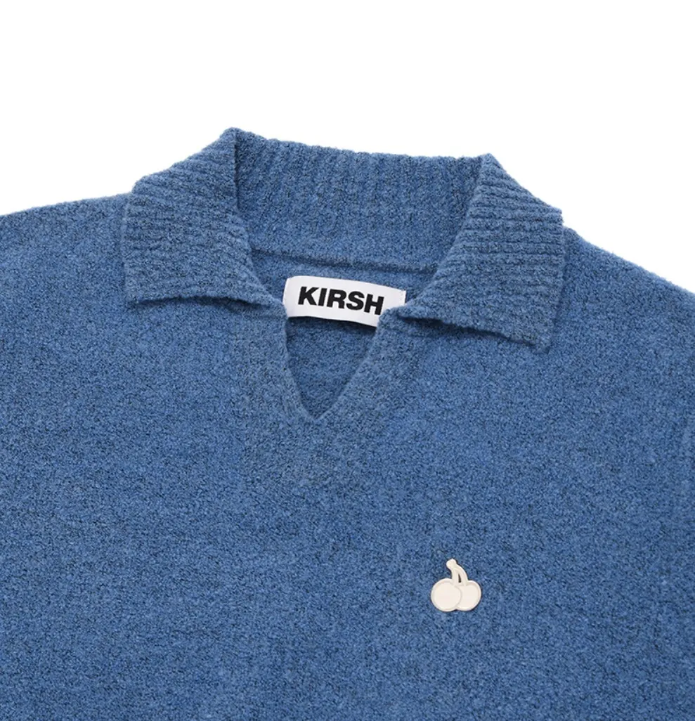 KIRSH  |Casual Style Street Style Logo V-neck & Crew neck