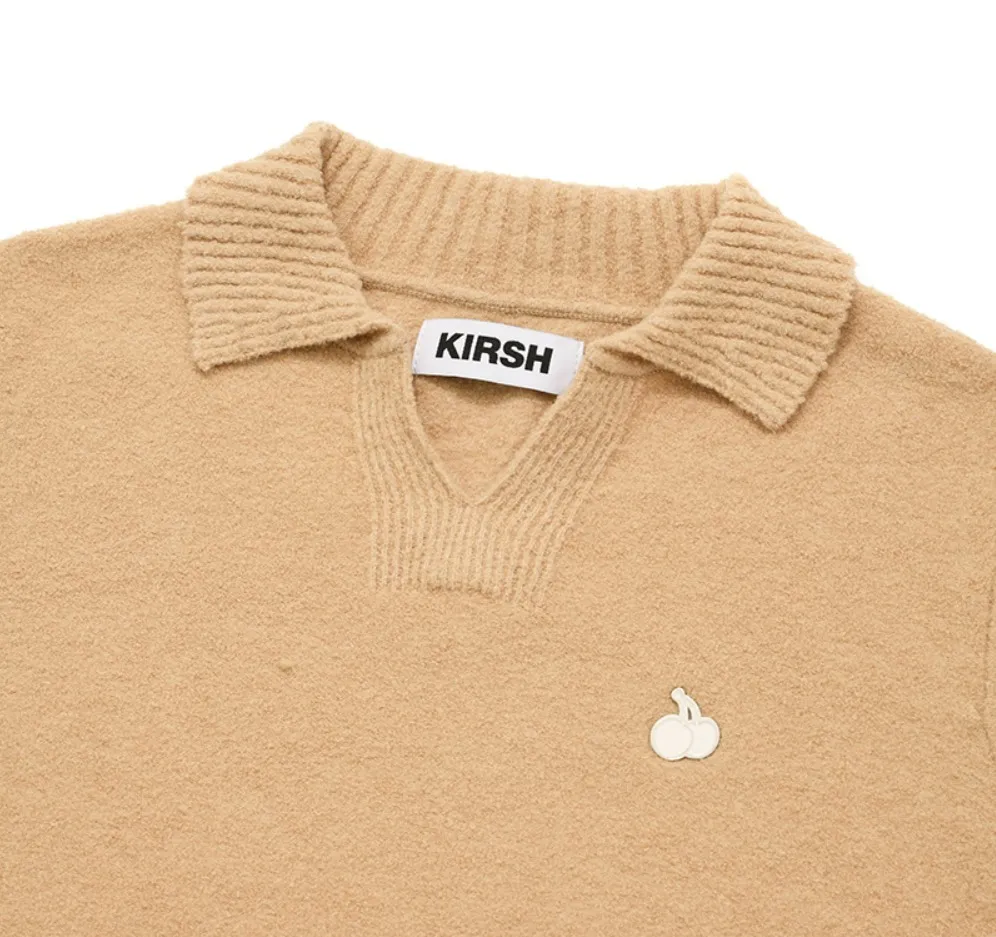 KIRSH  |Casual Style Street Style Logo V-neck & Crew neck