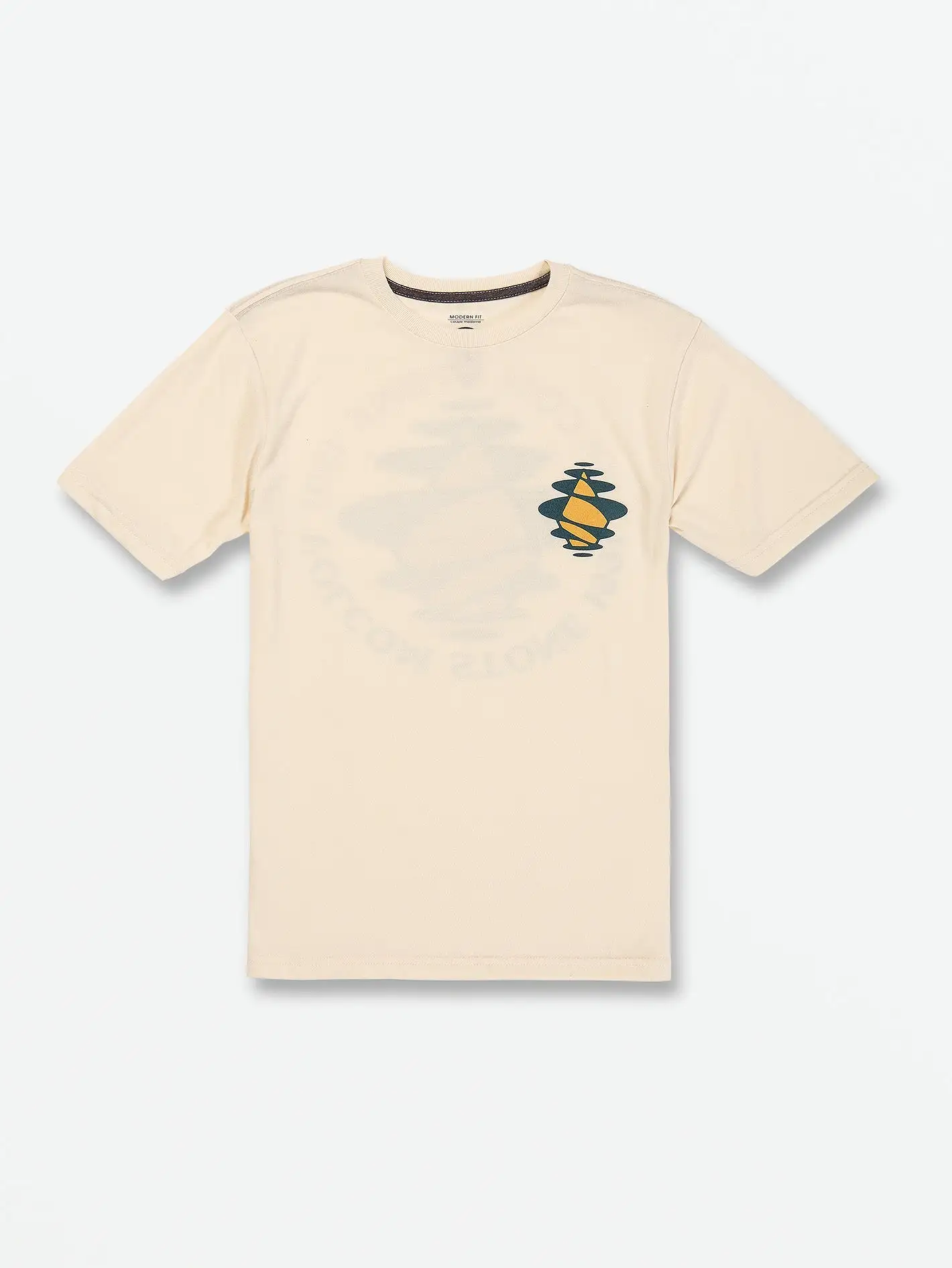 Little Boys Diffuser Short Sleeve Tee - Off White Heather