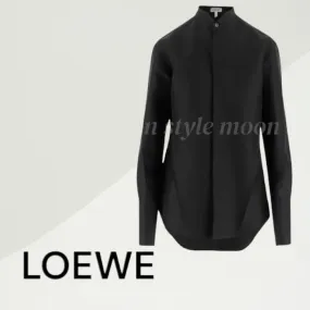 LOEWE  |Casual Style Long Sleeves Plain Office Style Elegant Style