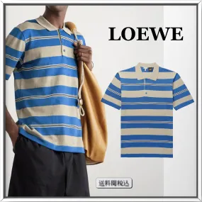 LOEWE  |Cotton Short Sleeves Luxury Polos