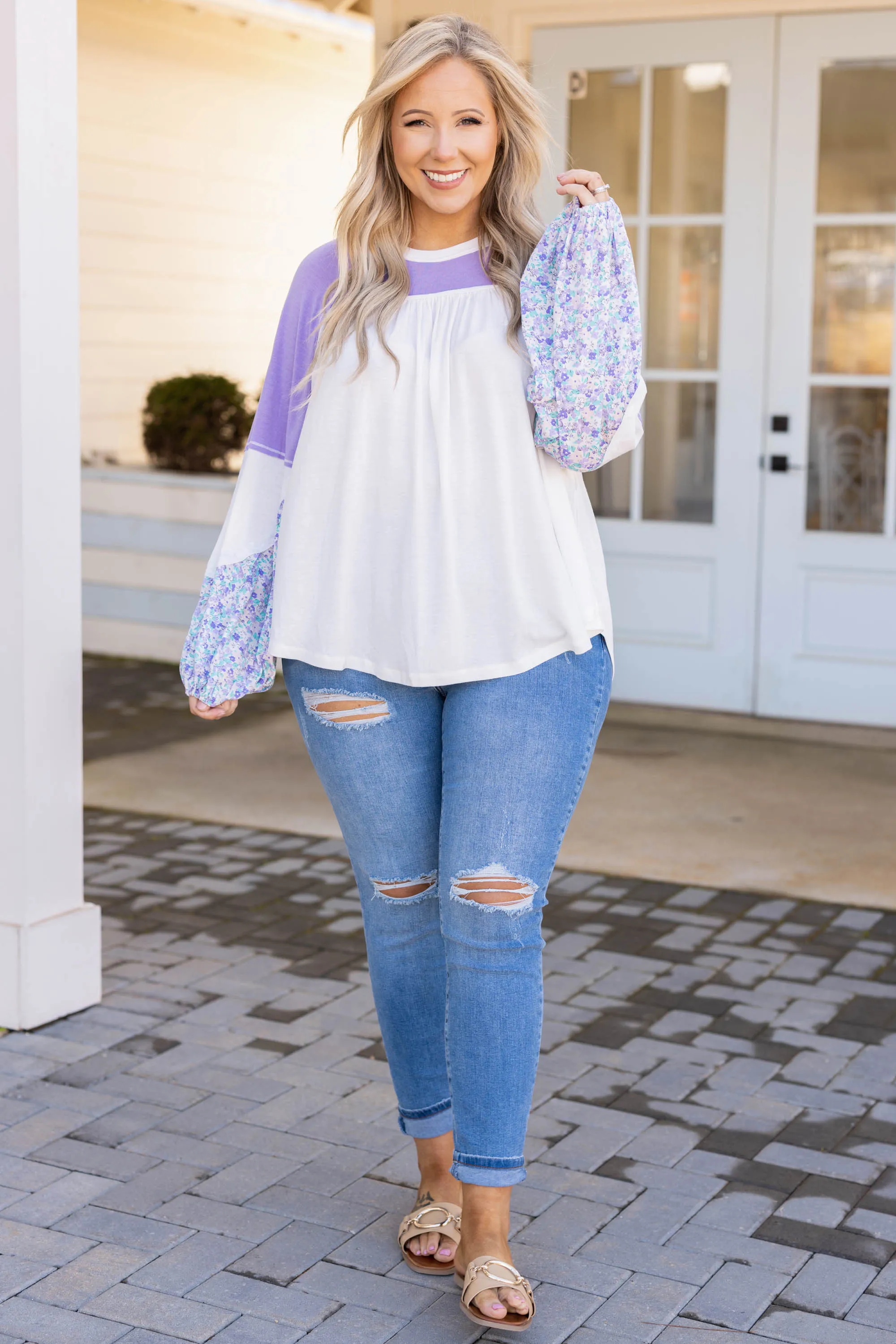 Lost & In Love Top, Lavender