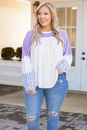 Lost & In Love Top, Lavender