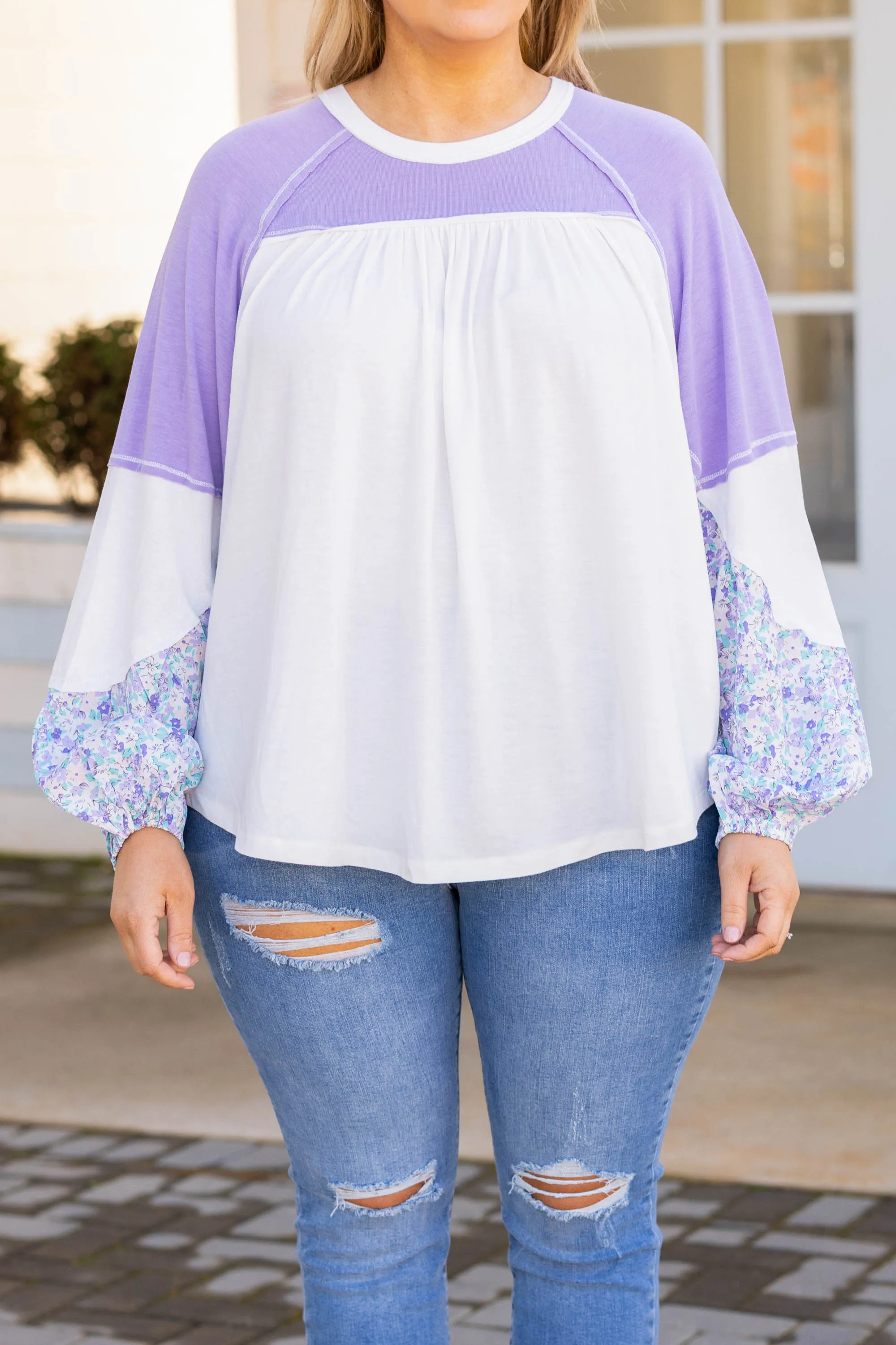 Lost & In Love Top, Lavender