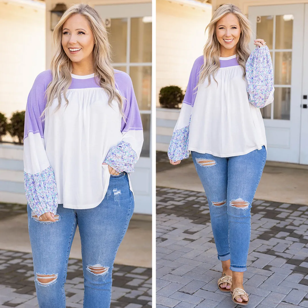 Lost & In Love Top, Lavender