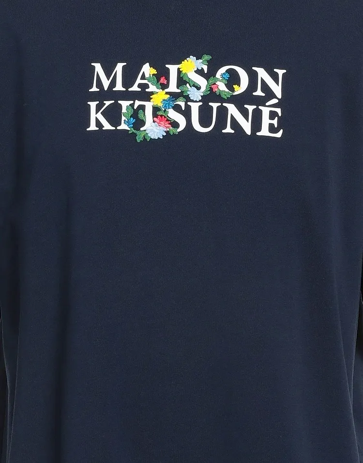 MAISON KITSUNE  |Short Sleeves Logo Designers T-Shirts