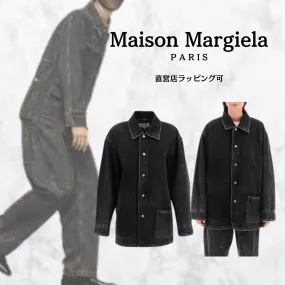 Maison Margiela  |Casual Style Street Style Plain Leather Logo