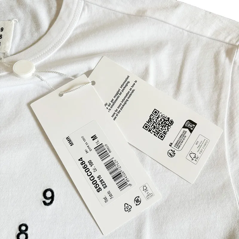 Maison Margiela  |Plain Cotton Short Sleeves Logo Designers T-Shirts